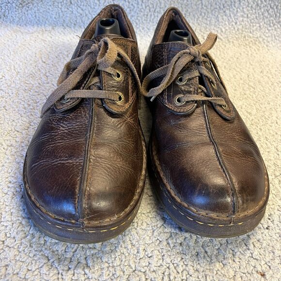 Dr. Martens Nevin Lace Up Leather Shoes Mens 11 US 45 EU Brown Split Toe Oxford - Picture 3 of 12
